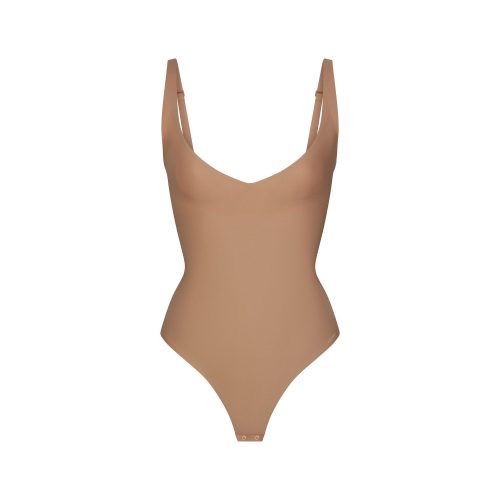 CORE SCULPT PLUNGE THONG BODYSUIT