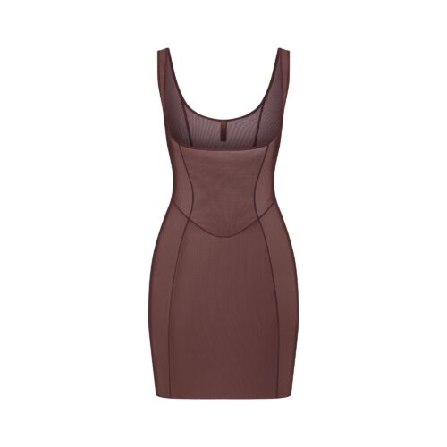 OPEN BUST SLIP DRESS