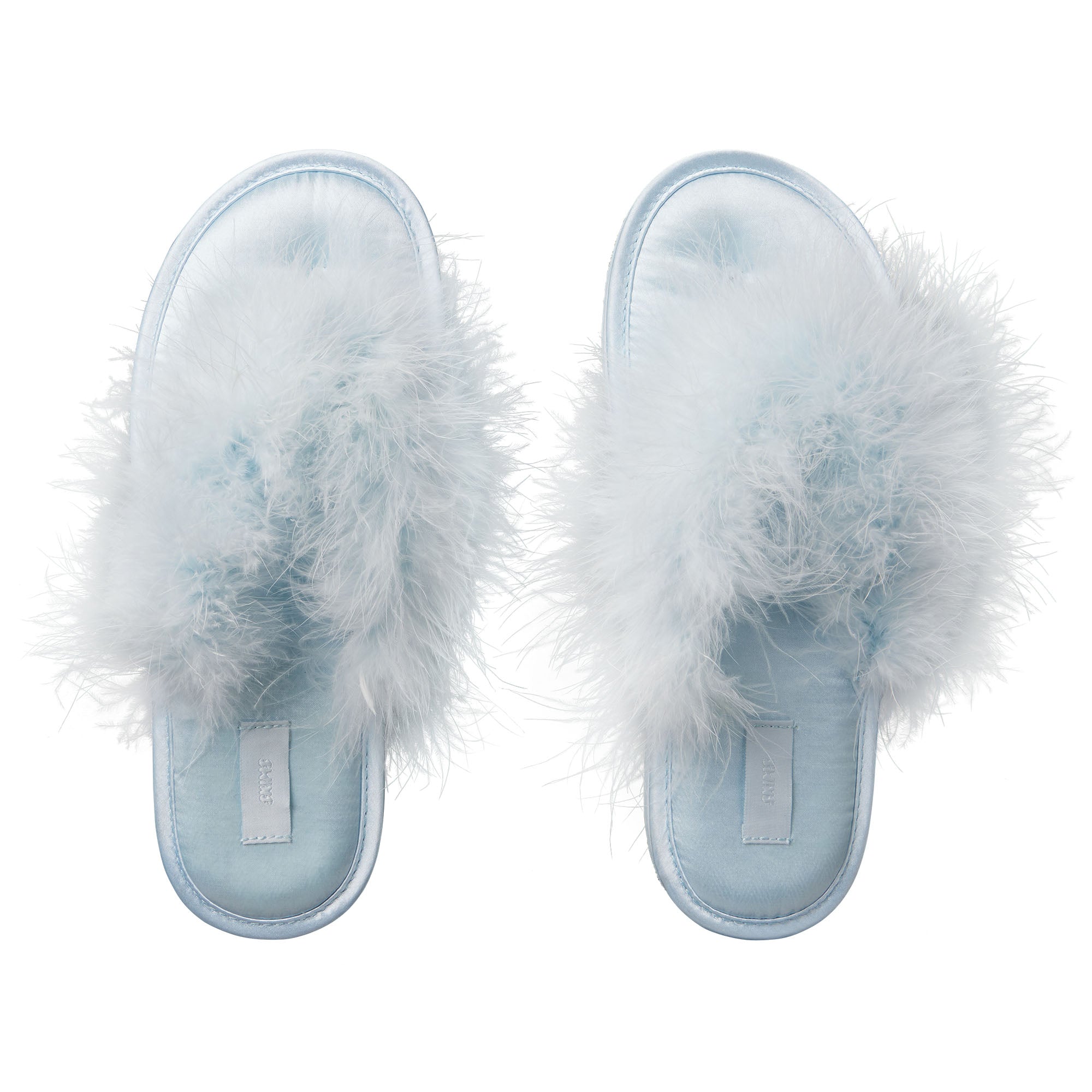 FAUX FEATHER SLIPPER