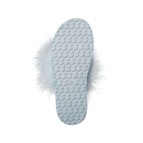 FAUX FEATHER SLIPPER
