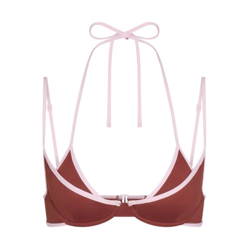 LAYERED PLUNGE BIKINI TOP