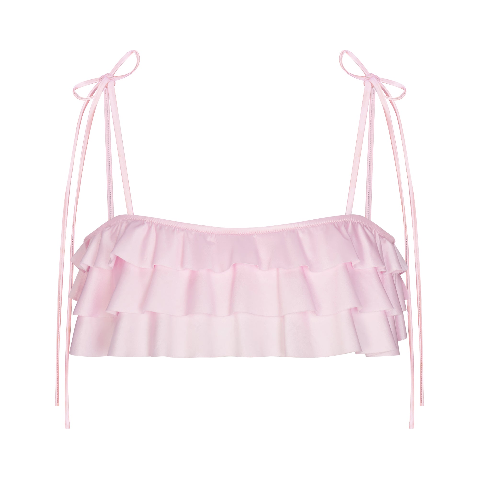 RUFFLE BIKINI TOP