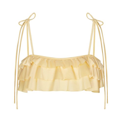 RUFFLE BIKINI TOP