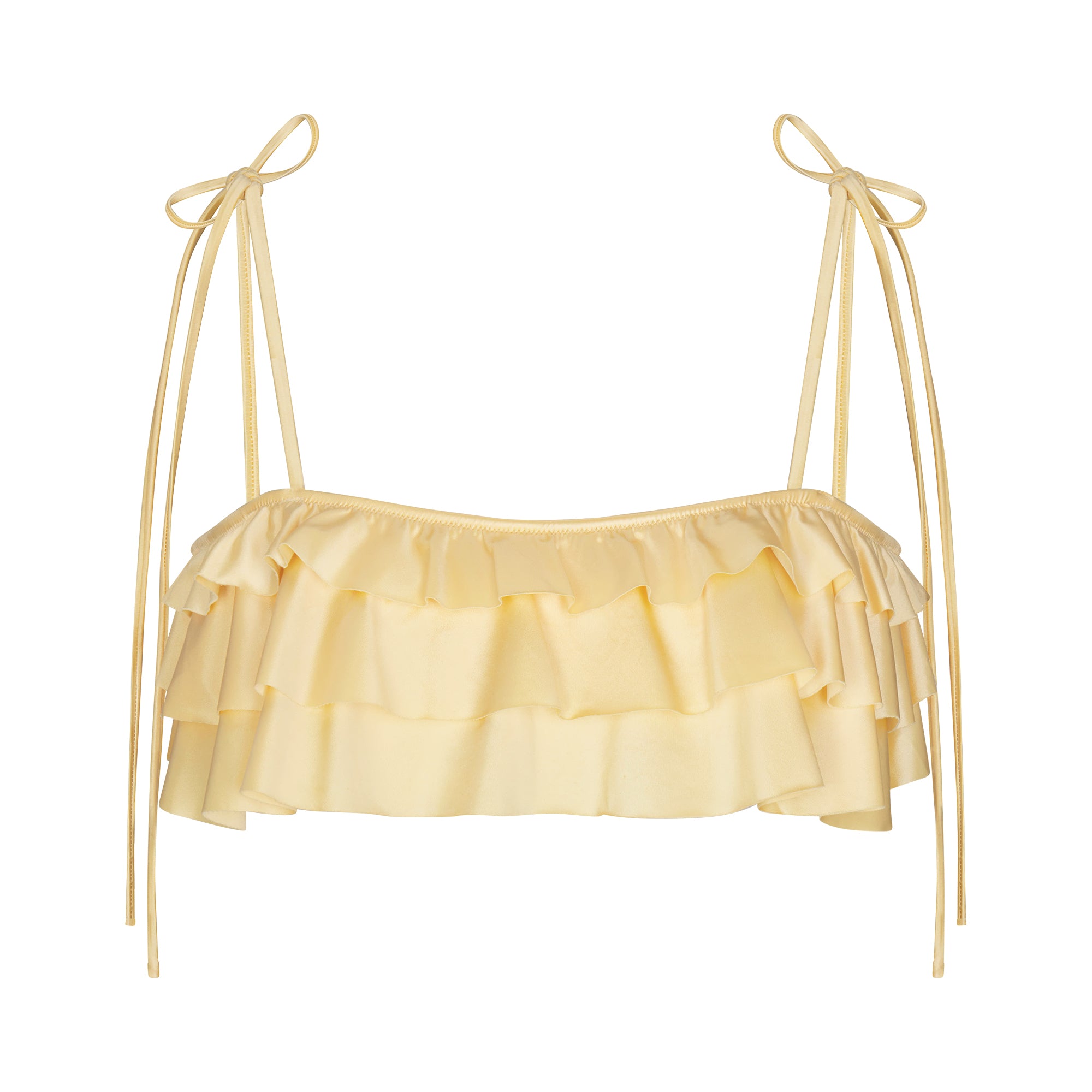 RUFFLE BIKINI TOP
