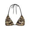 SEQUIN TRIANGLE BIKINI TOP