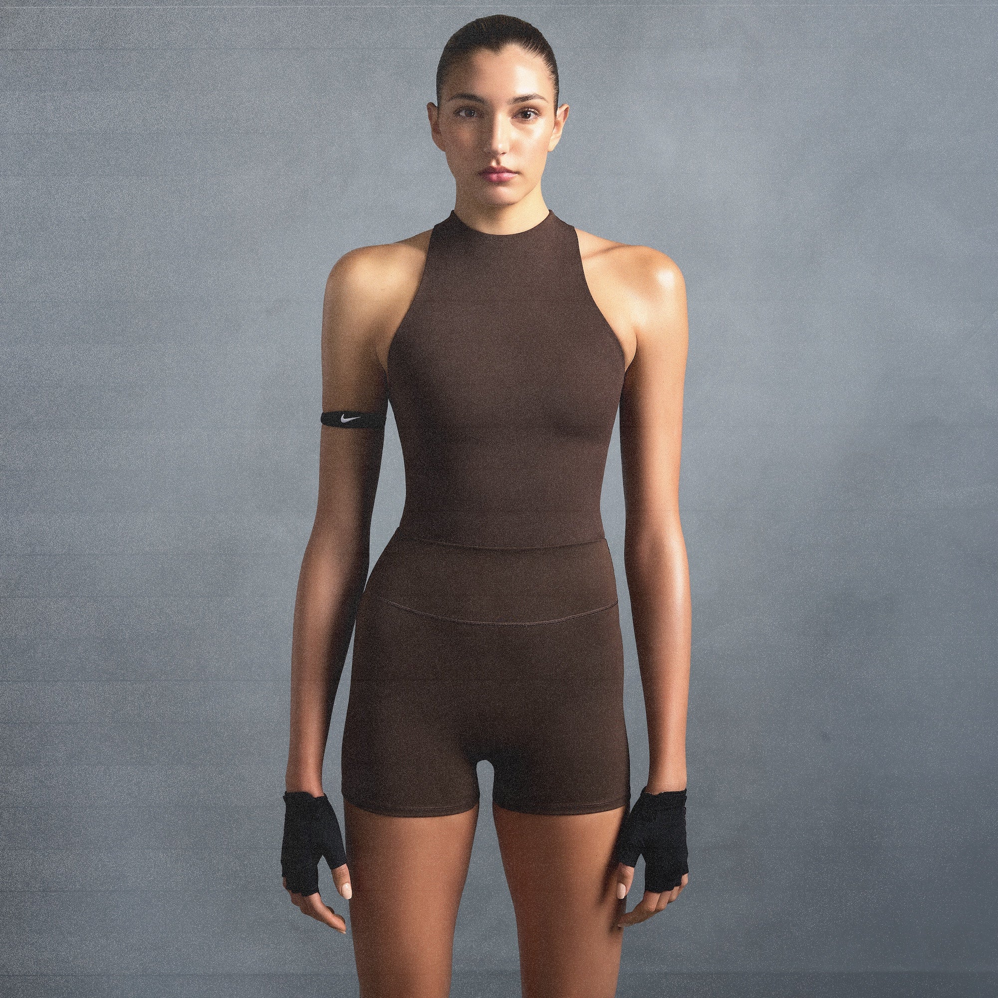 MOCK NECK RACER TANK