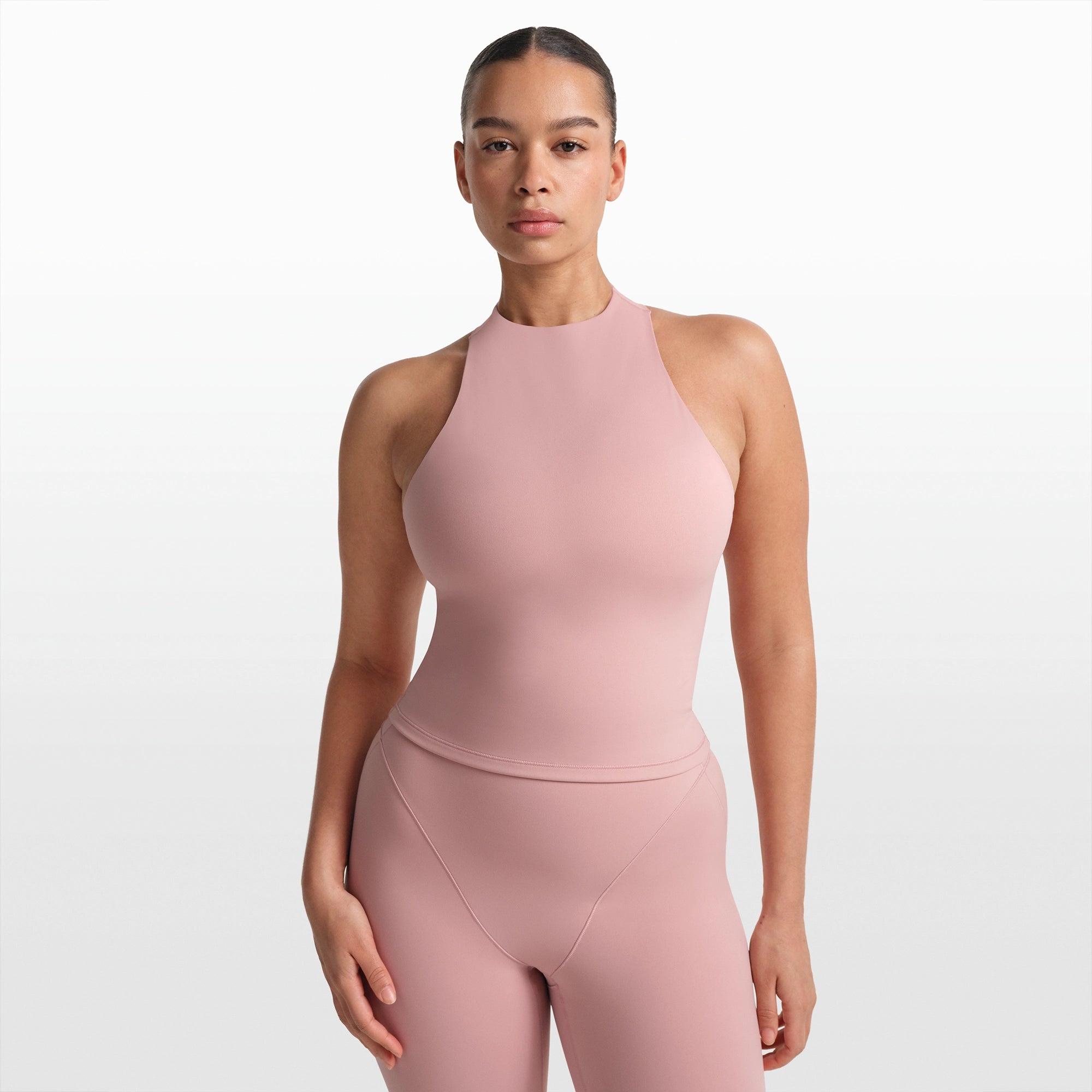 MOCK NECK RACER TANK