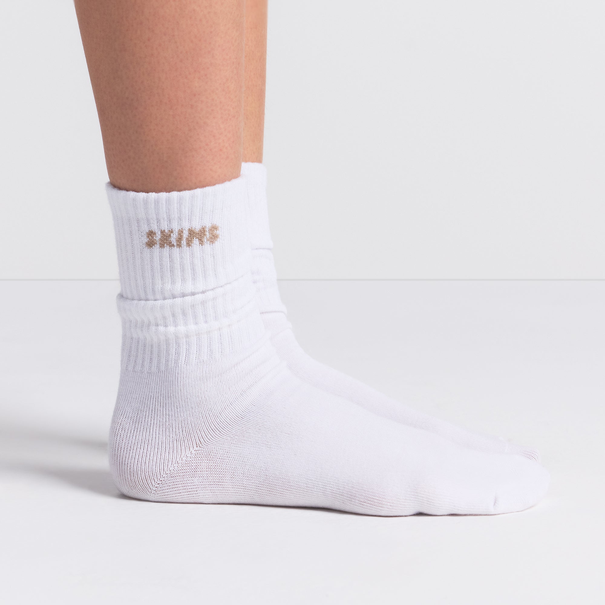 RIBBED CREW LOGO SOCK 3-PACK