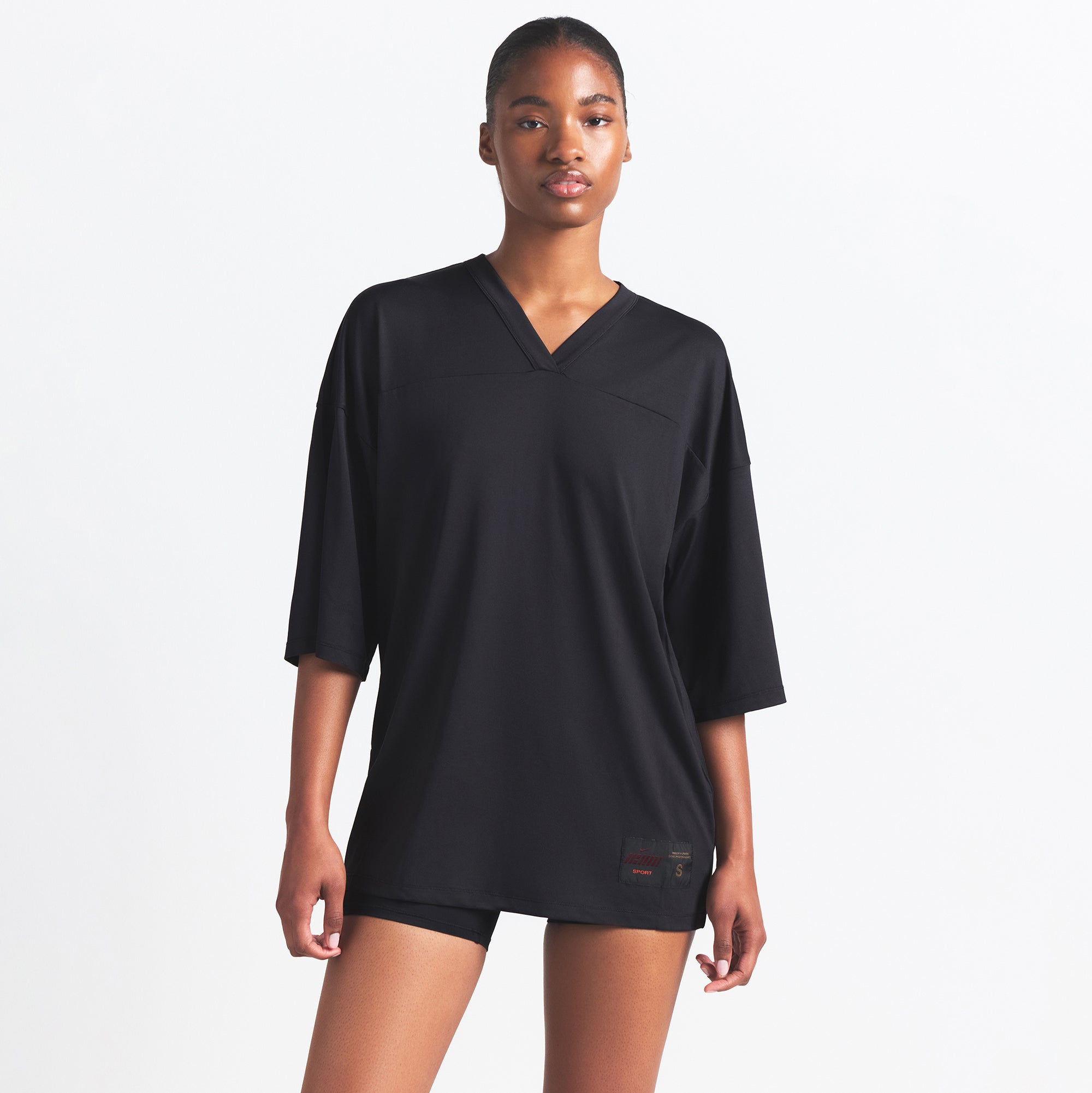 V-NECK OVERSIZED TOP