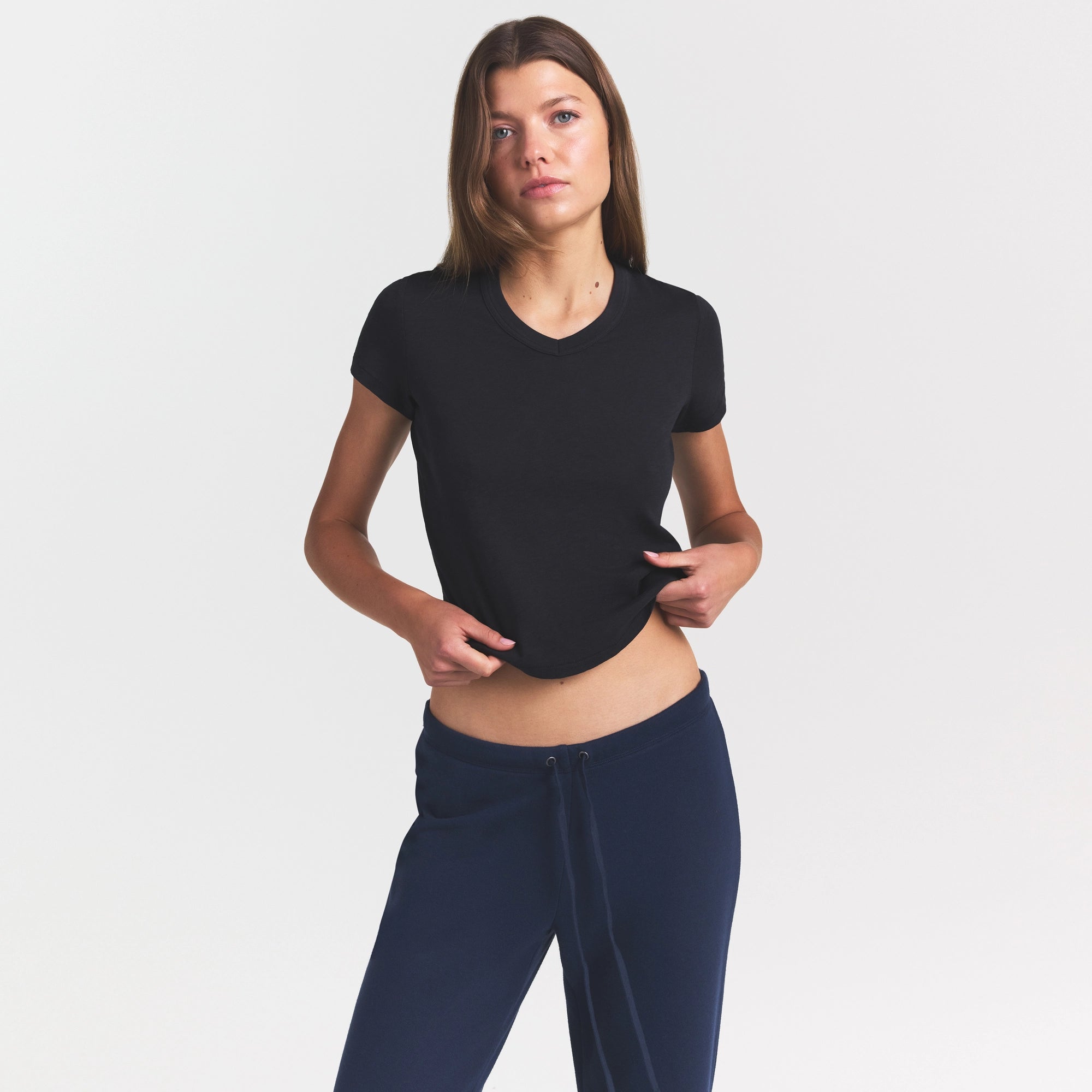 BABY V NECK TEE