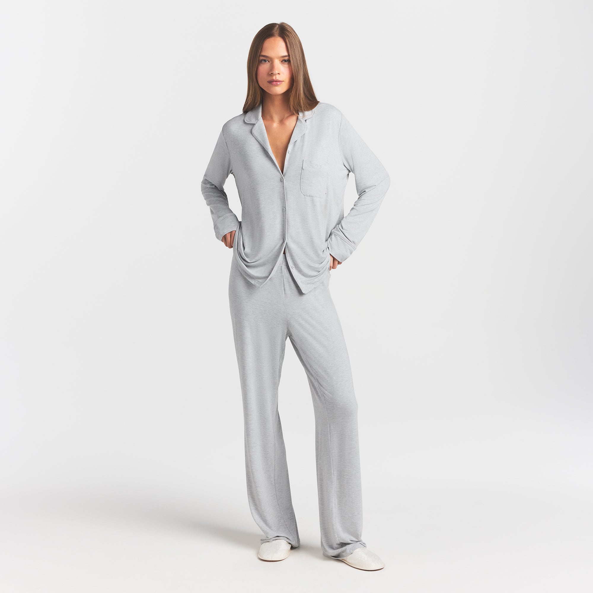 LONG SLEEVE BUTTON UP SET