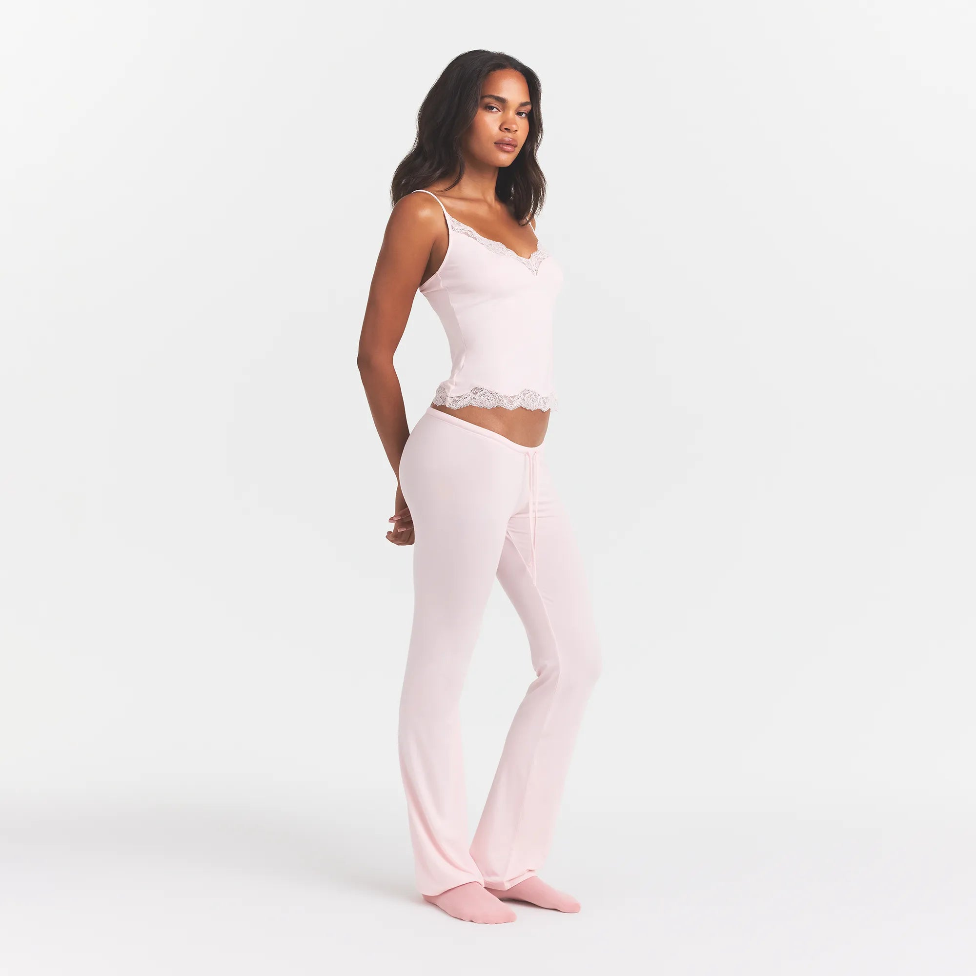 LACE CAMI AND PANT SET