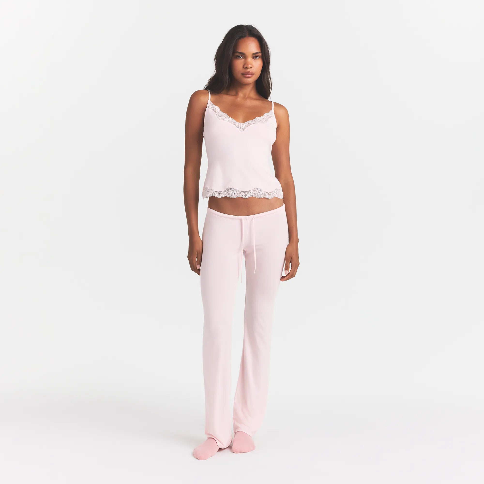 LACE CAMI AND PANT SET