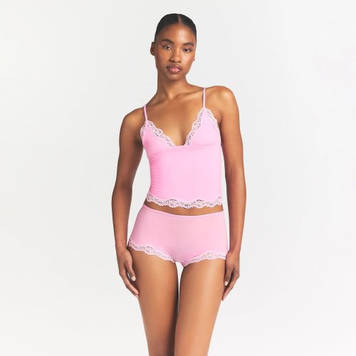 TRIANGLE CAMI AND BOY SHORT SET