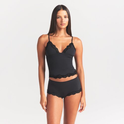TRIANGLE CAMI AND BOY SHORT SET
