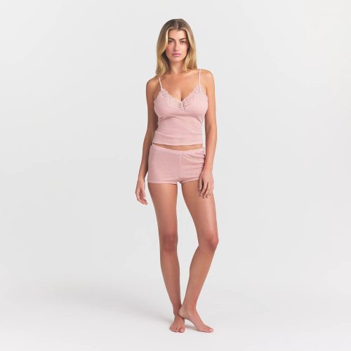 LACE CAMI AND SHORT SET
