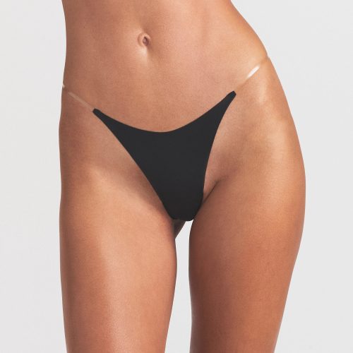 CLEAR STRAP STRING THONG