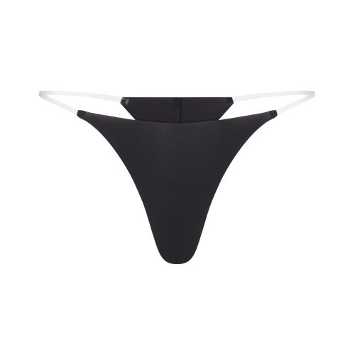 CLEAR STRAP STRING THONG