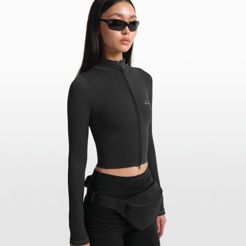 ZIP UP CROP JACKET
