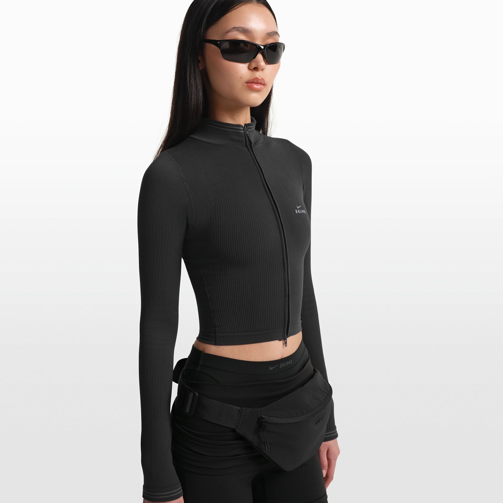 ZIP UP CROP JACKET