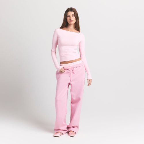 LONG SLEEVE BOATNECK TOP