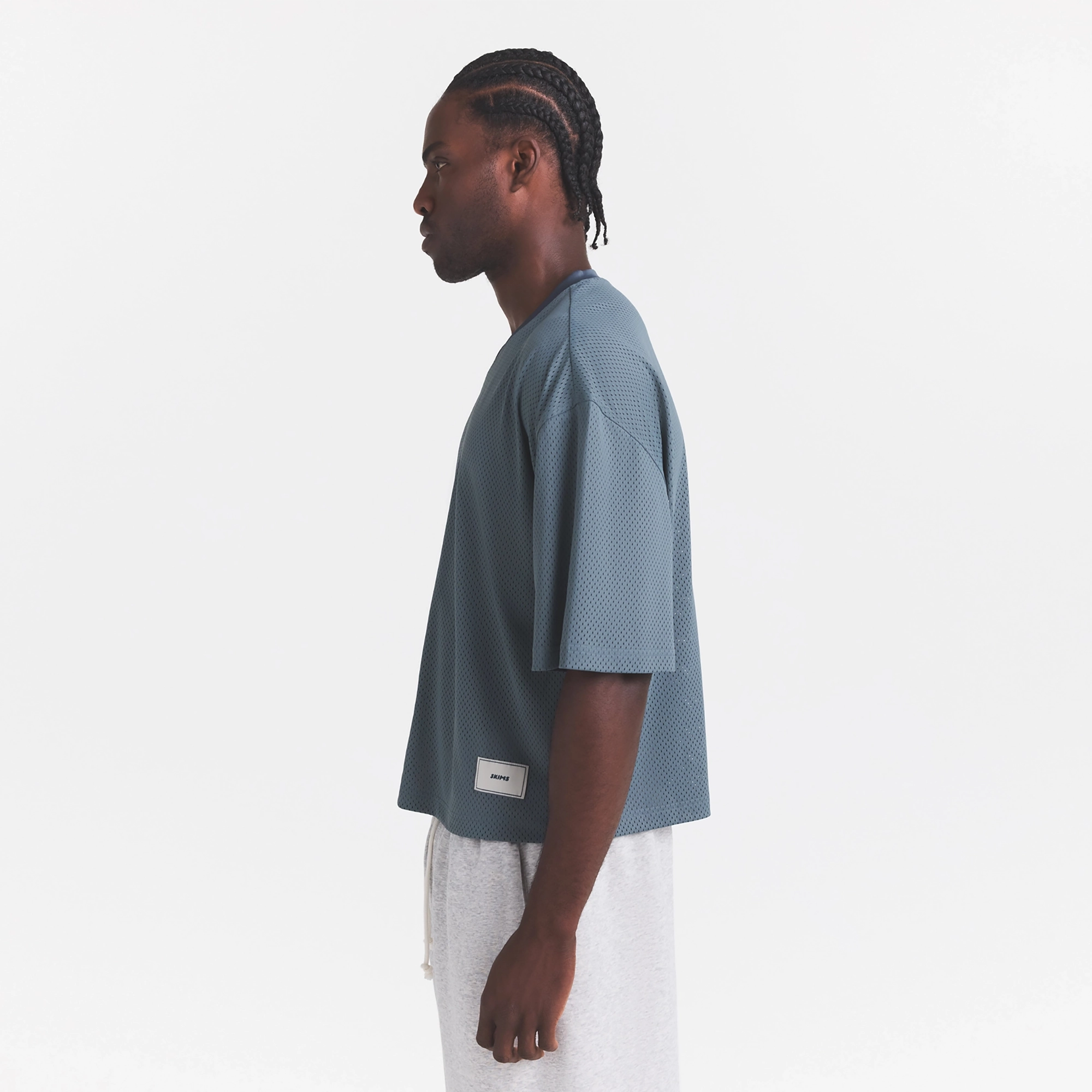 MESH APPAREL MENS CROPPED JERSEY