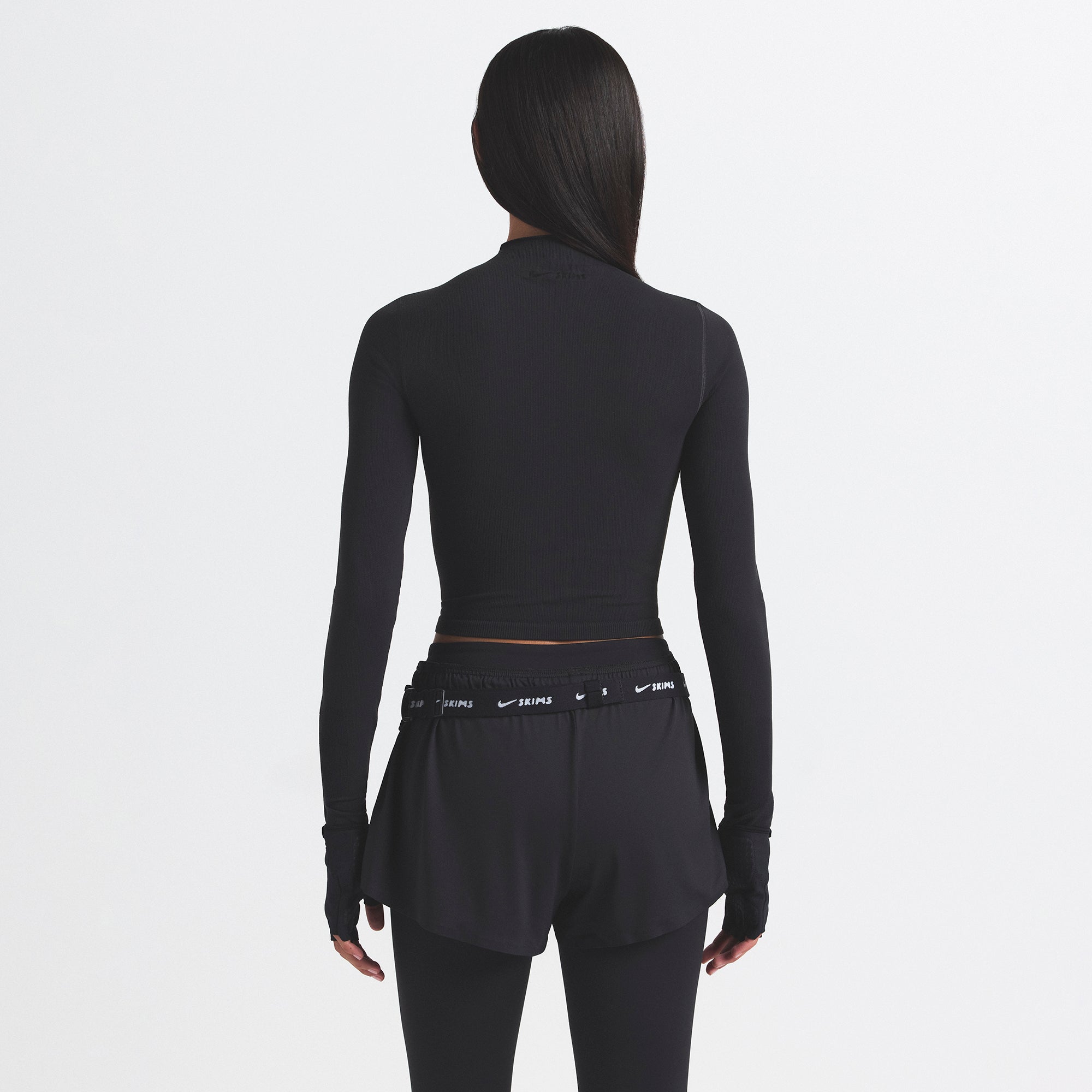MOCK NECK CROP TOP