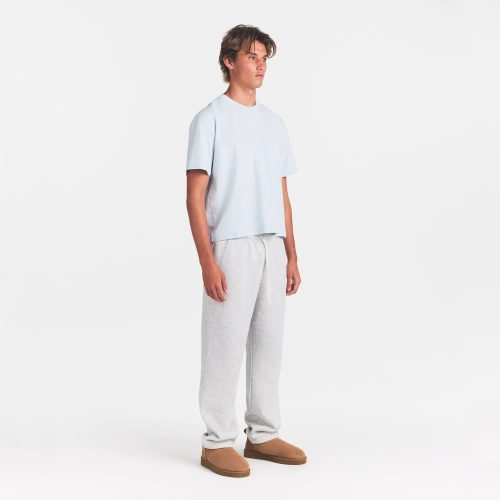 MENS RELAXED CROPPED CREWNECK