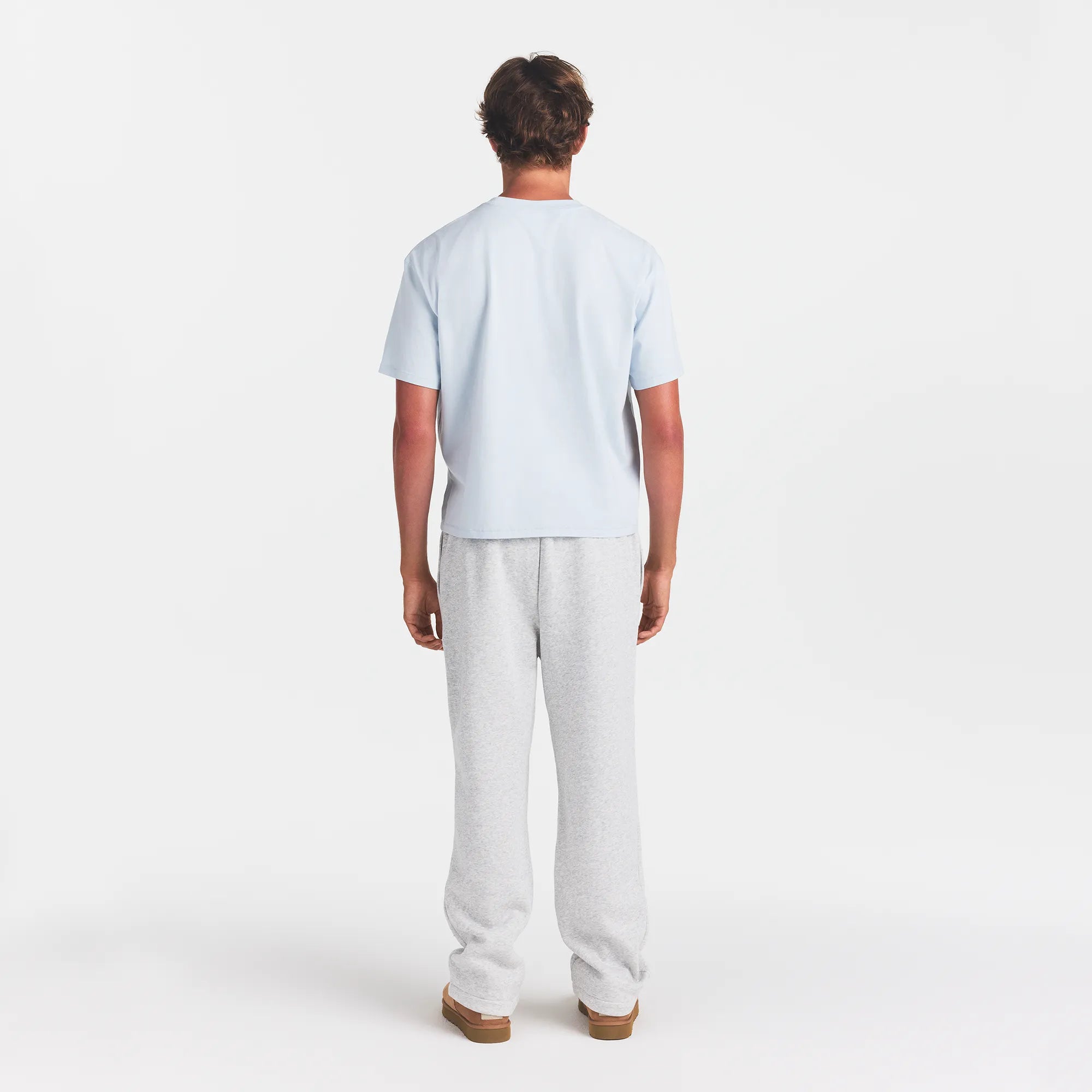MENS RELAXED CROPPED CREWNECK