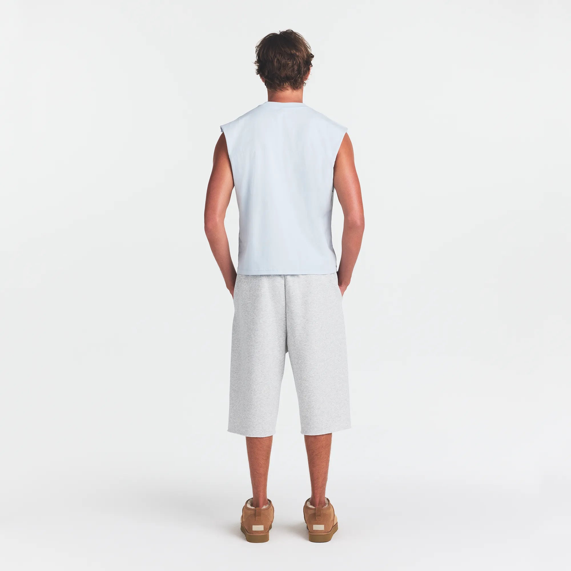 MENS CROPPED MUSCLE TANK
