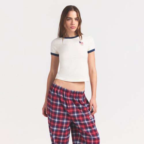 WORN IN JERSEY OLYMPIC SHRUNKEN T-SHIRT