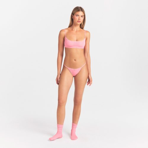 POINTELLE LACE STRING THONG