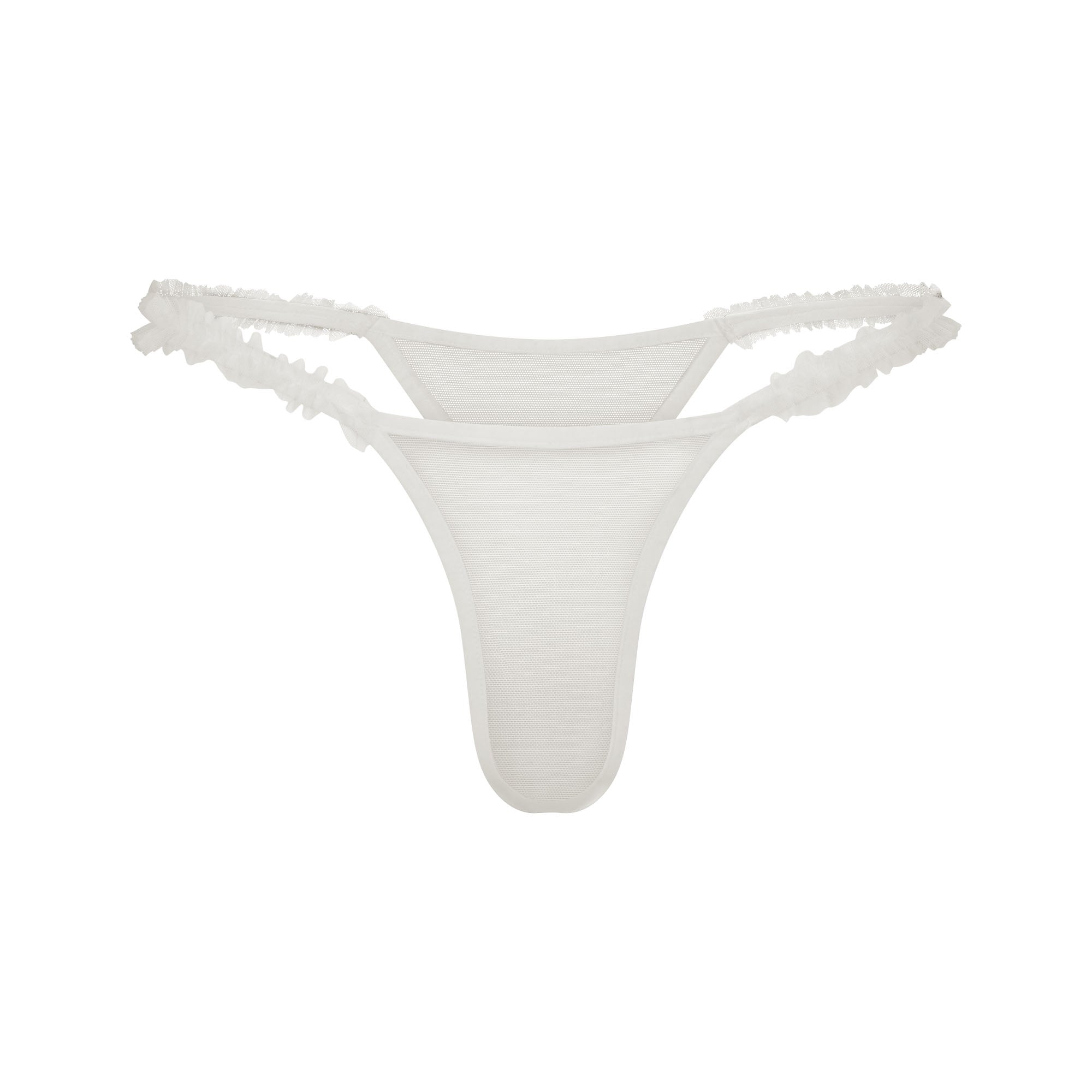 RUFFLE STRING THONG