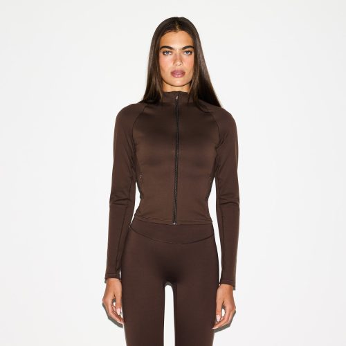 MOCK NECK FULL ZIP JACKET