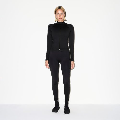 MOCK NECK FULL ZIP JACKET