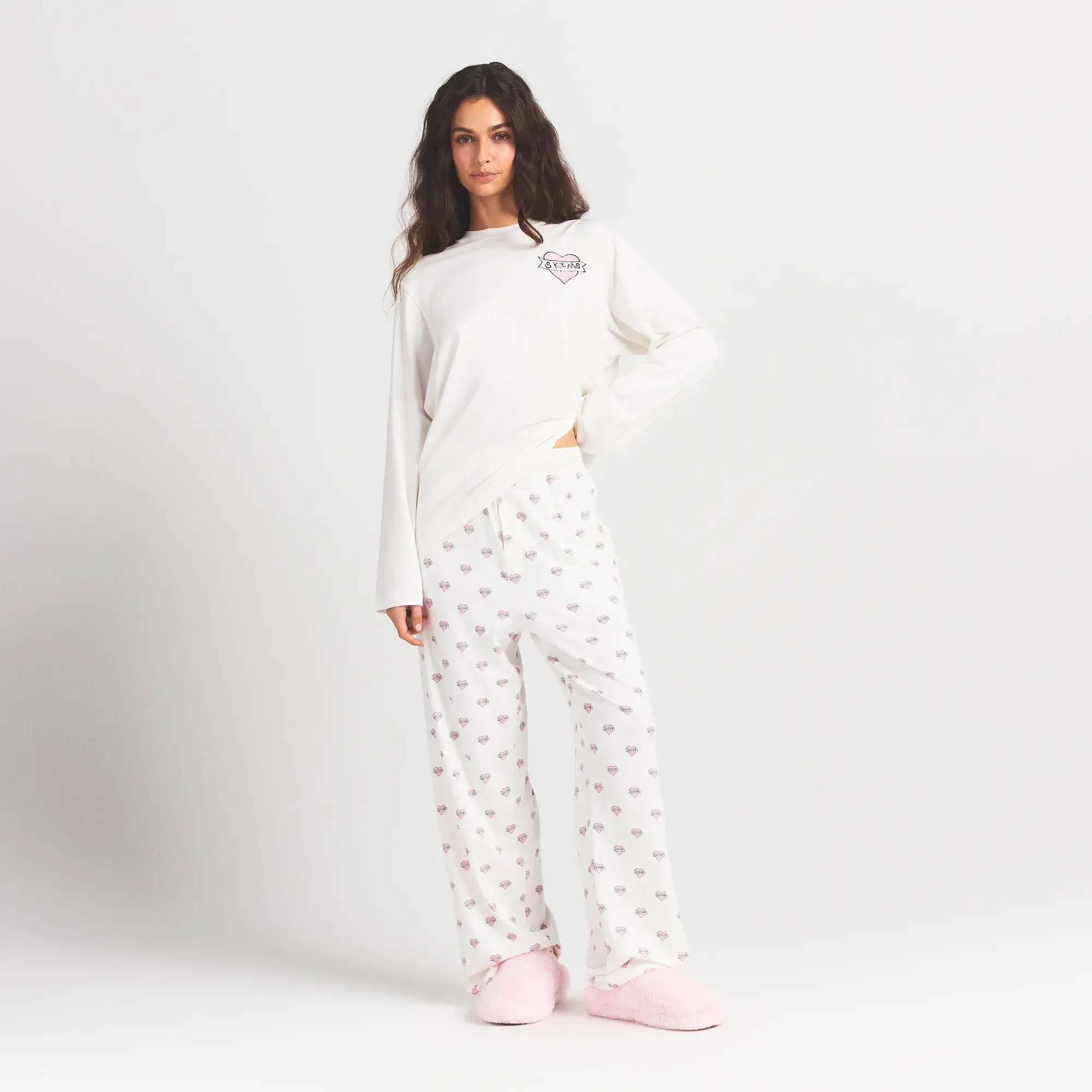 Long Sleeve T-Shirt And Loose Pant Set