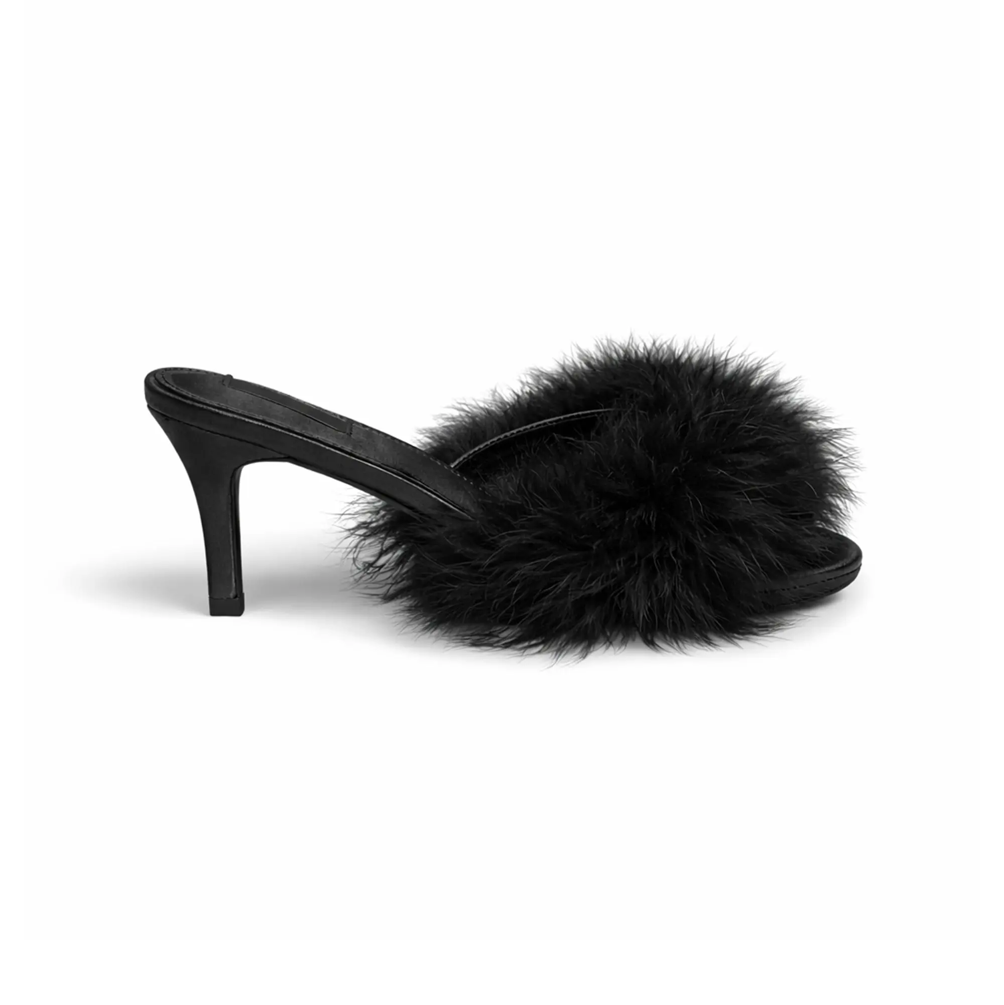 Feather Kitten Heel