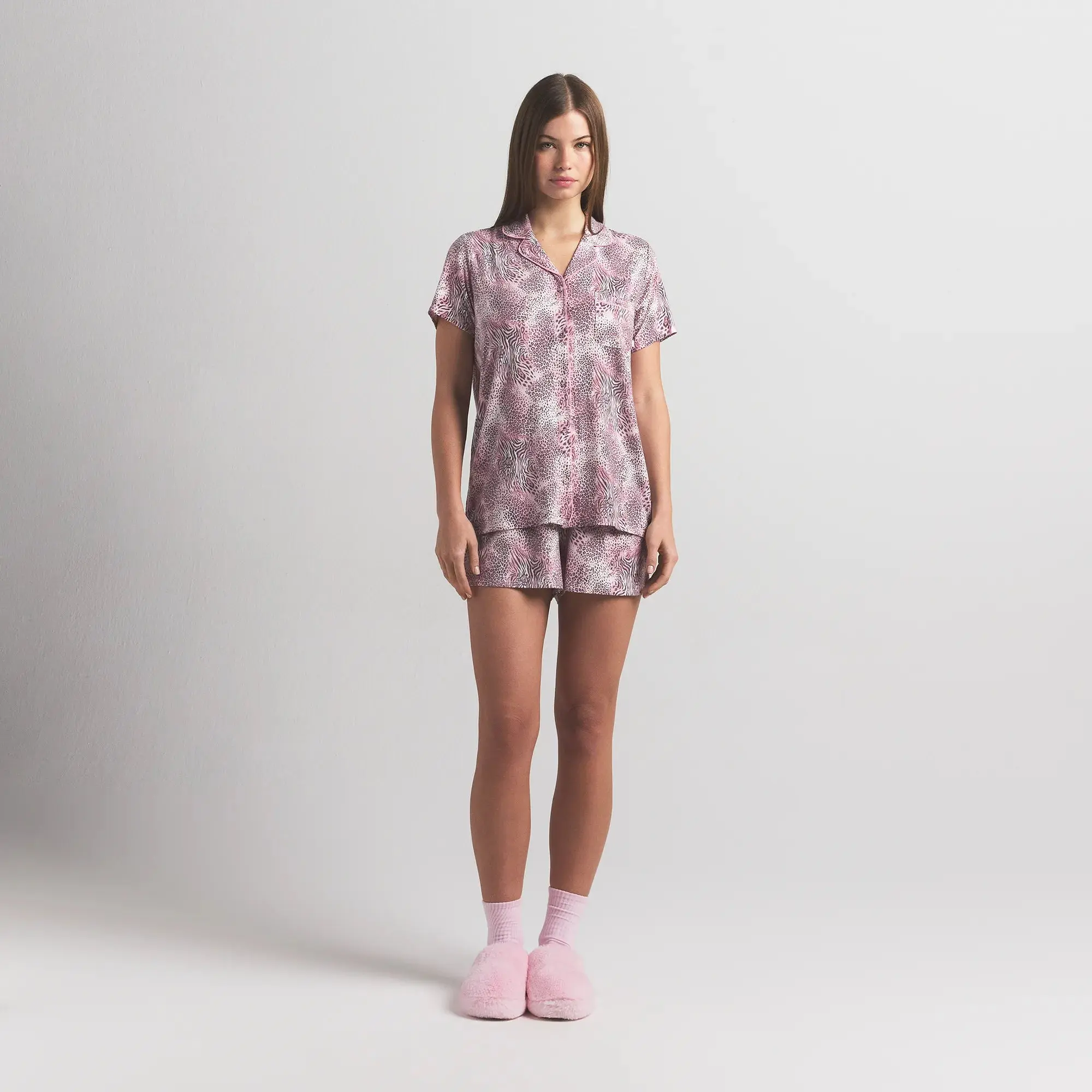Short Sleeve Button Up Set