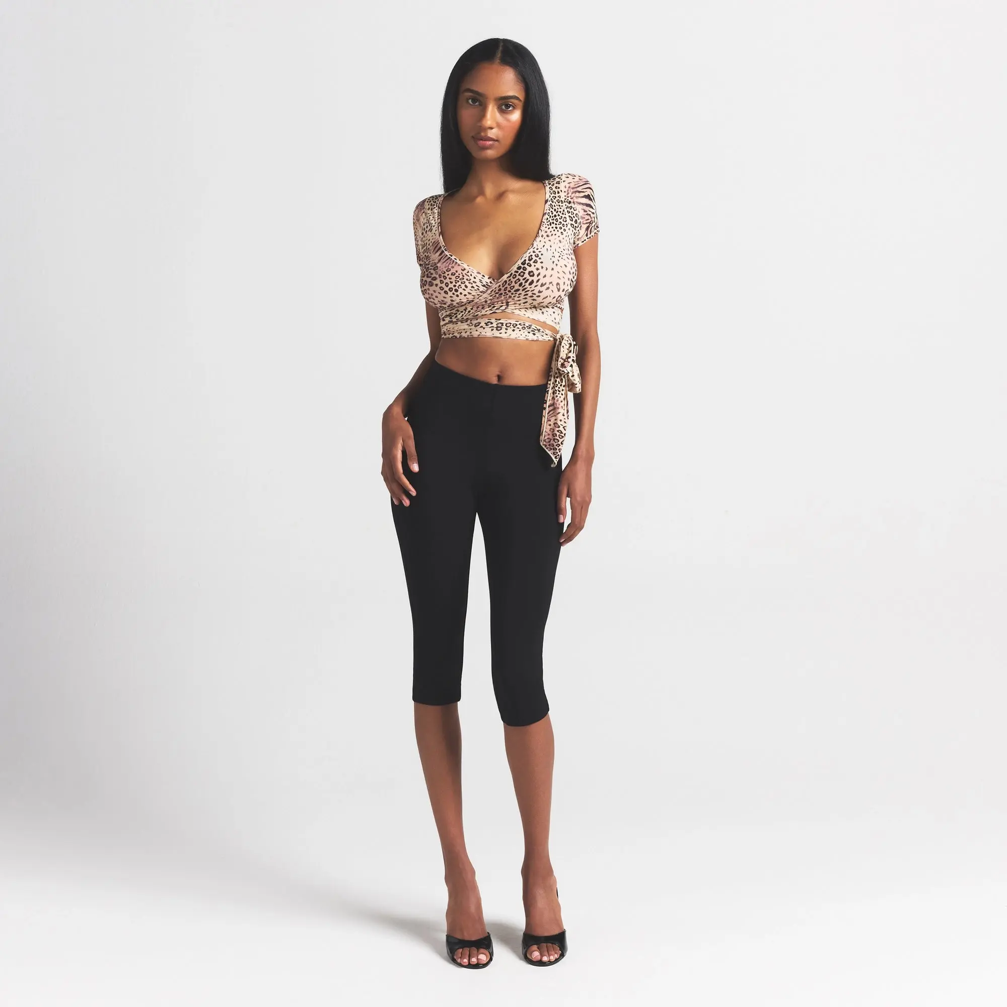 Wrap Super Cropped T-Shirt