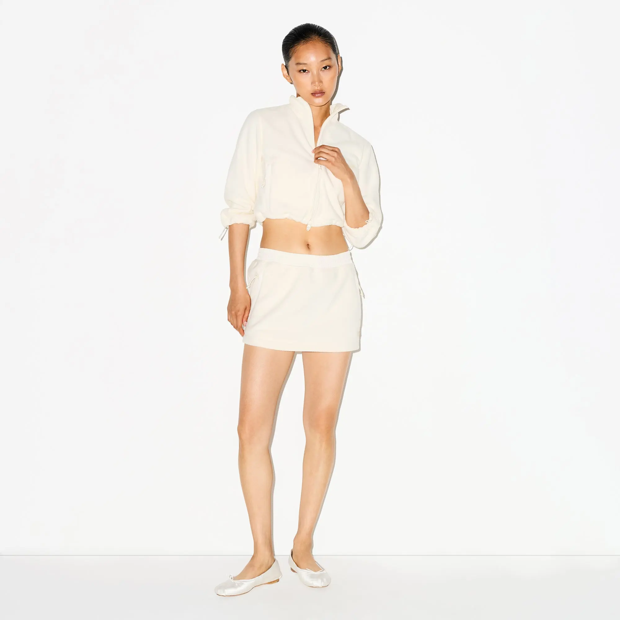 Cropped 3/4 Sleeve Jacket