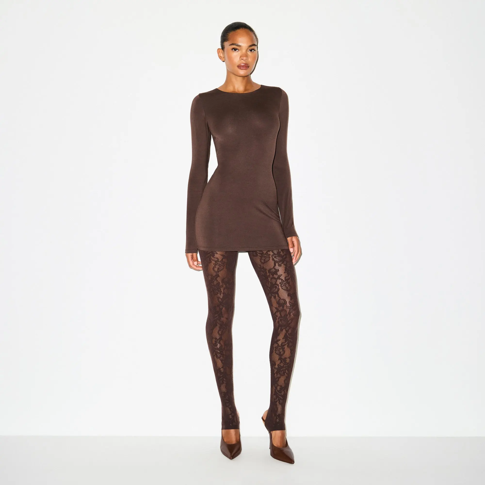 Crewneck Mini Dress