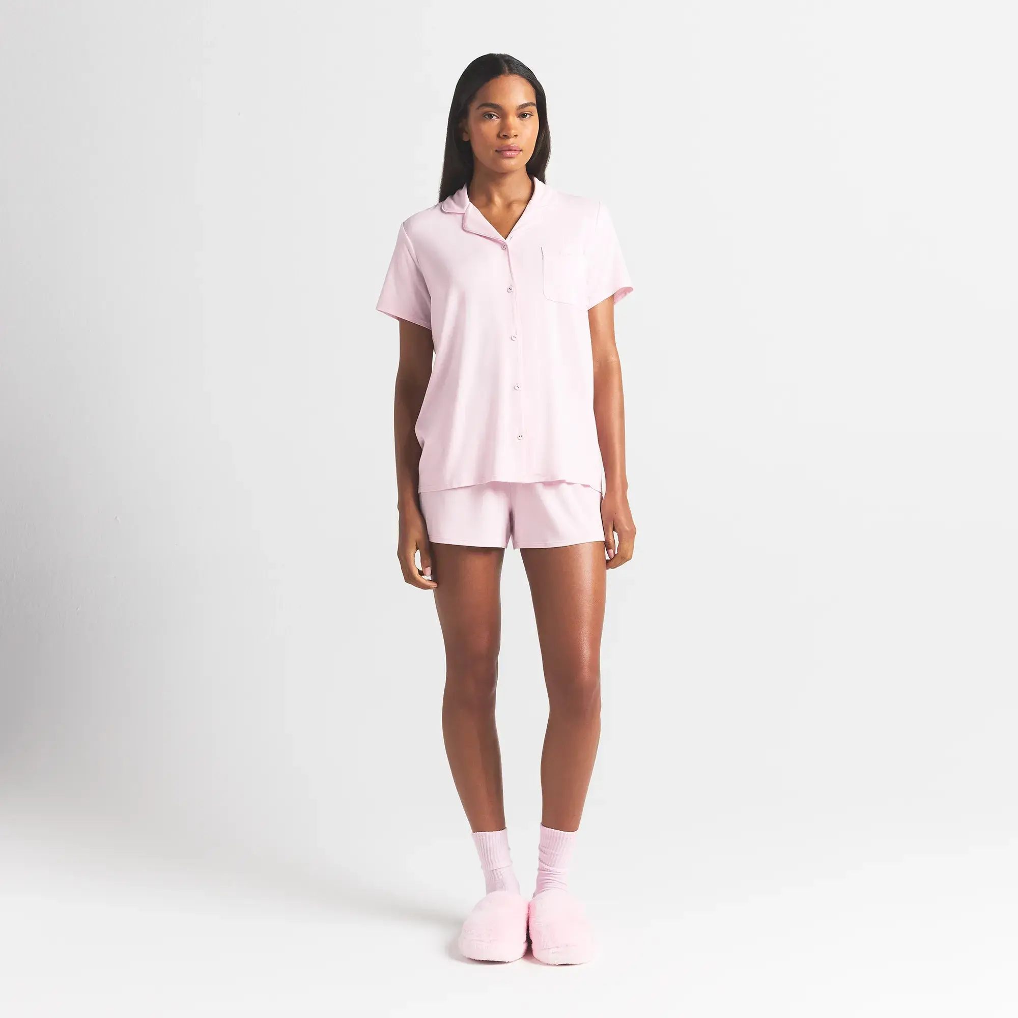 Short Sleeve Button Up Set