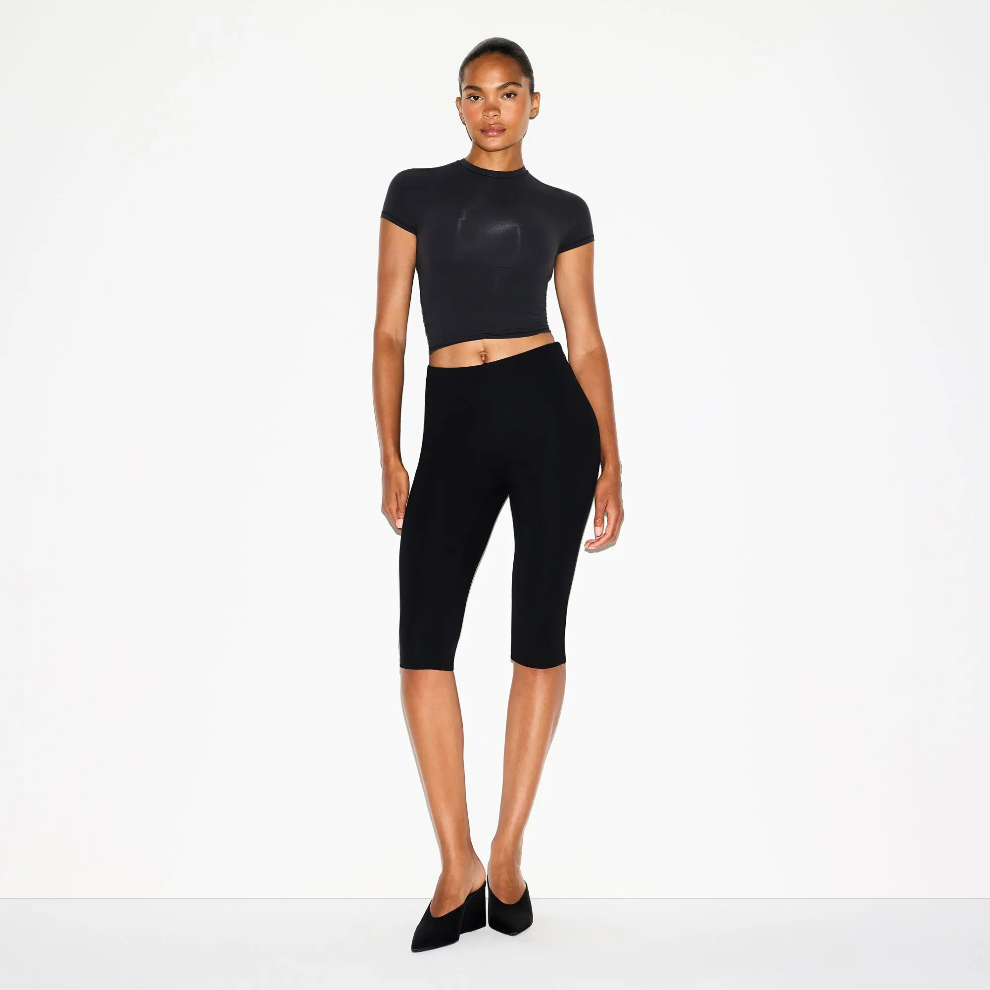 High-Waisted Capri