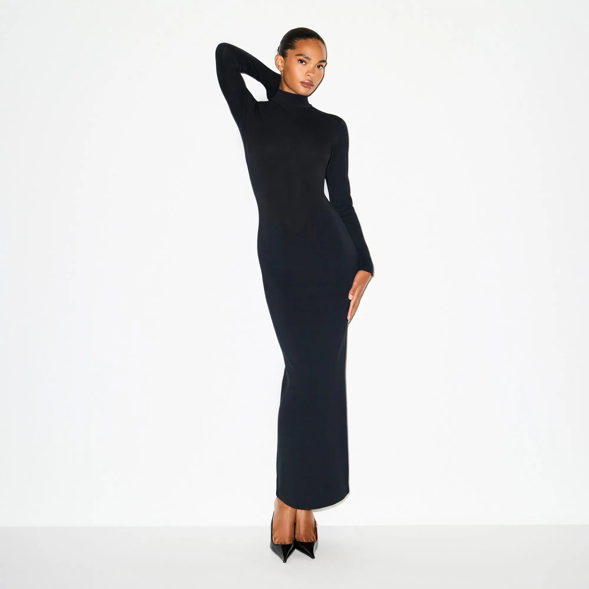 Turtleneck Long Dress