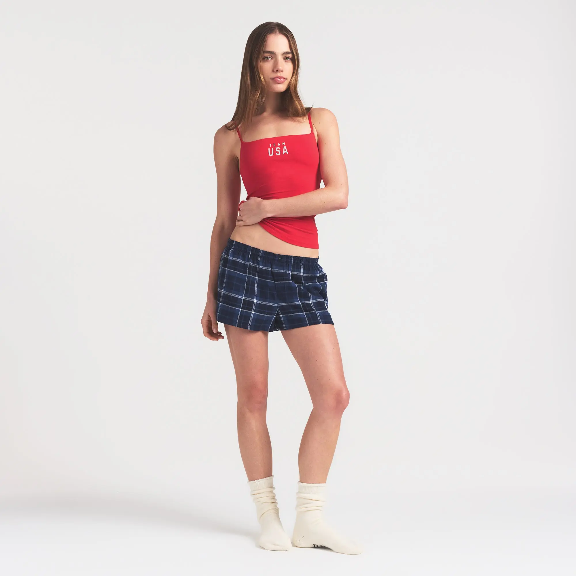 Flannel Sleep Olympic Short